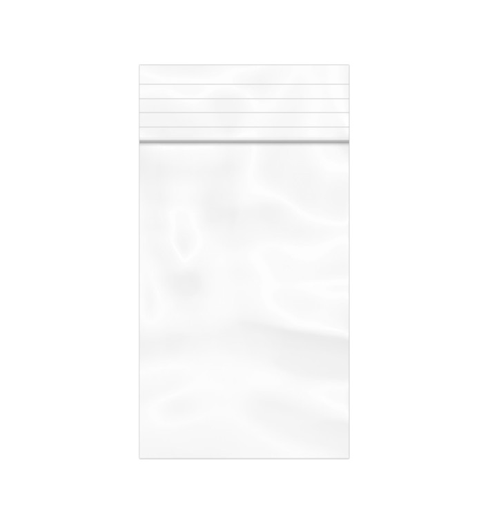 Plastic zak met rits drukknoopsluiting 4x6cm G-200 (100 stuks) Plastic zak met rits drukknoopsluiting 4x6cm G-200 (100 stuks)
