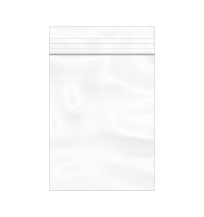 Plastic zak met rits drukknoopsluiting 6x8cm G-200 (100 stuks) Plastic zak met rits drukknoopsluiting 6x8cm G-200 (100 stuks)