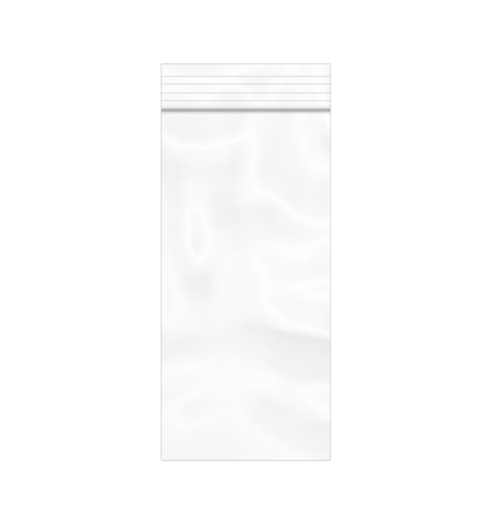 Plastic zak met rits drukknoopsluiting 8,5x18cm G-200 (100 stuks) Plastic zak met rits drukknoopsluiting 8,5x18cm G-200 (100 stuks)