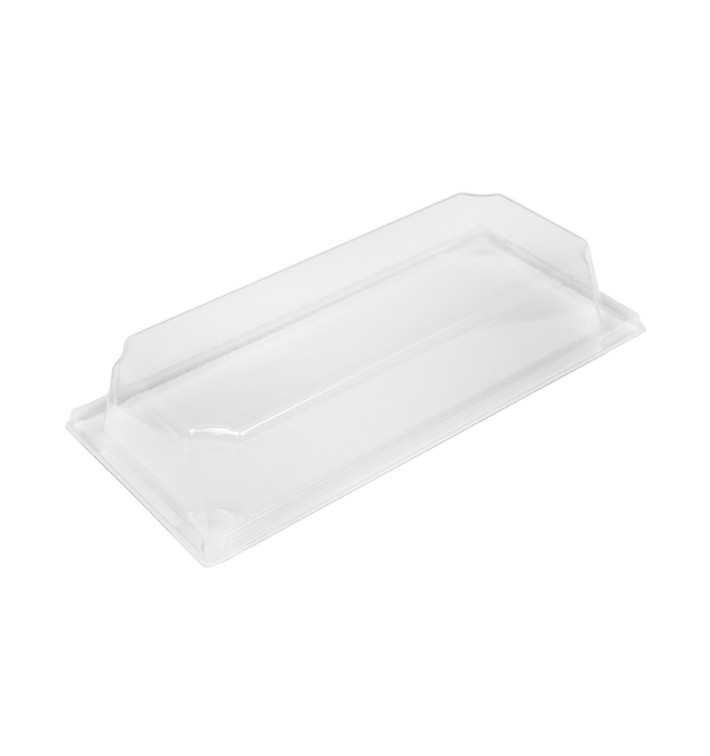 Couvercle en Plastique PET Emballage 410ml 19,6x8,6x3,2cm (144 Utés) Couvercle en Plastique PET Emballage 410ml 19,6x8,6x3,2cm (144 Utés)