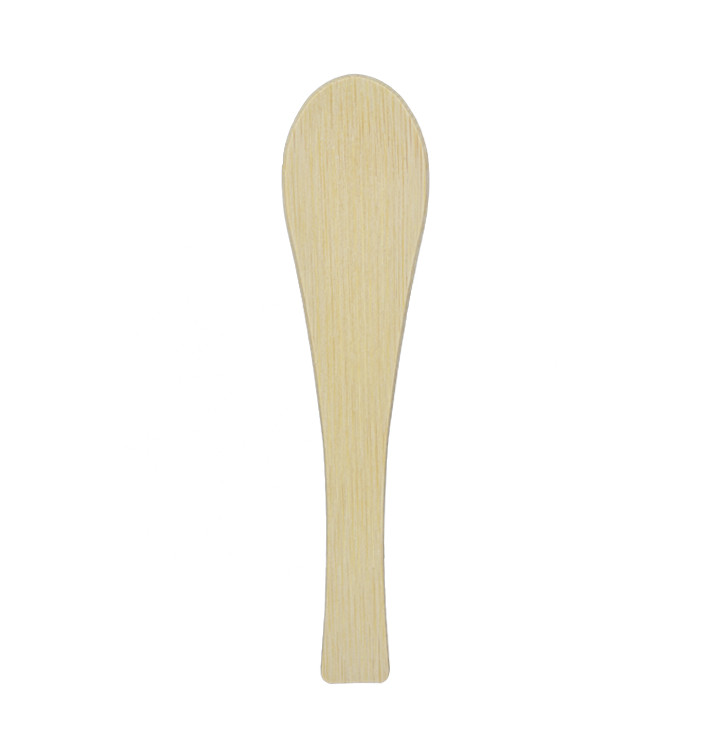 Bamboe Eetlepel 13,5cm (50 stuks) Bamboe Eetlepel 13,5cm (50 stuks)