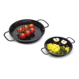 Paella en PP Noire 120ml (200 Utés)