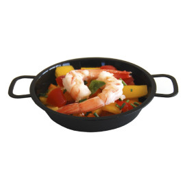 Paella en PP Noire 120ml (200 Utés)
