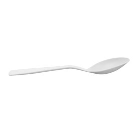 Petite Cuillère Réutilisable CPLA Blanc 10cm (50 Utés)