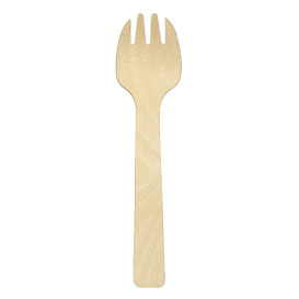 Houten Vork Spork 10,5cm (1.200 stuks) 