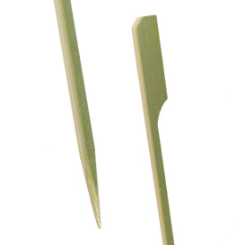 Prikkers “Golf” 15cm Naturel Bamboe (50 Stuks) 