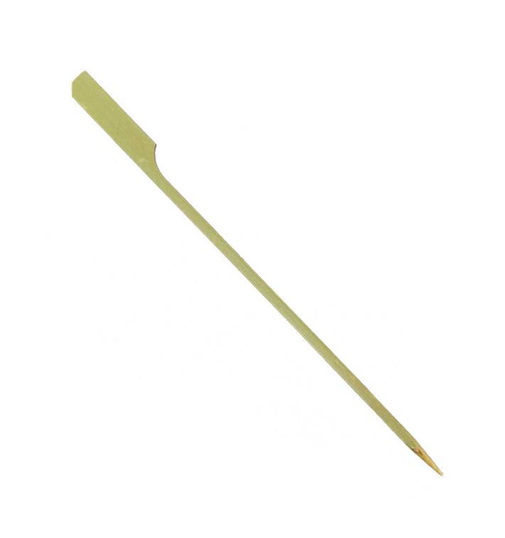 Bamboe vleespennen Golf Design Naturel groen 18cm (250 Stuks) Bamboe vleespennen Golf Design Naturel groen 18cm (250 Stuks)