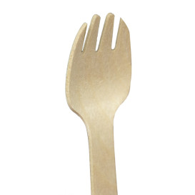 Houten Vork Spork 10,5cm (1.200 stuks) 