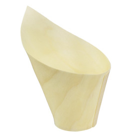 Cône en Bois Dégustation 14cm (1.000 Utés)