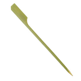 Pique en Bambou "Golf" Vert naturel 12cm (250 Utés)