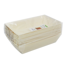 Barquette en Bois 500ml 20x12,5cm (12 Uds)