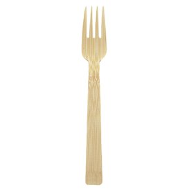 Bamboe vork 17cm (50 stuks)