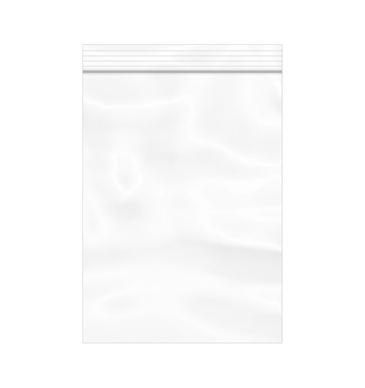 Sac en PE à Fermeture Zip 16x22cm G200 (100 Utés) Sac en PE à Fermeture Zip 16x22cm G200 (100 Utés)