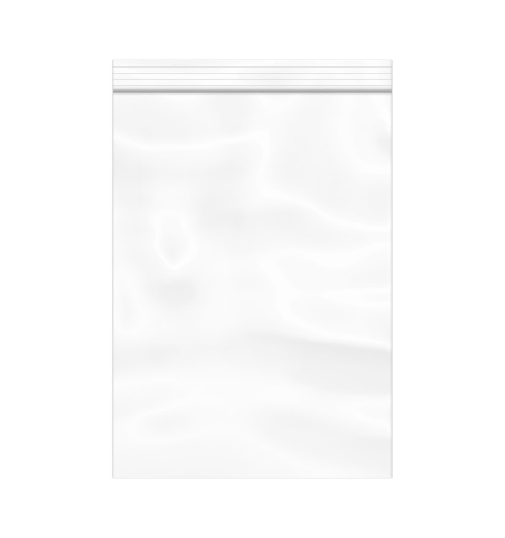 Sac en PE à Fermeture Zip 18x25cm G200 (100 Utés) Sac en PE à Fermeture Zip 18x25cm G200 (100 Utés)
