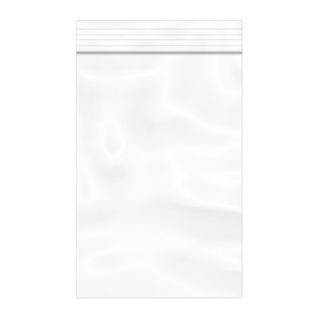Plastic zak met rits drukknoopsluiting 12x18cm G-300 (1000 stuks)