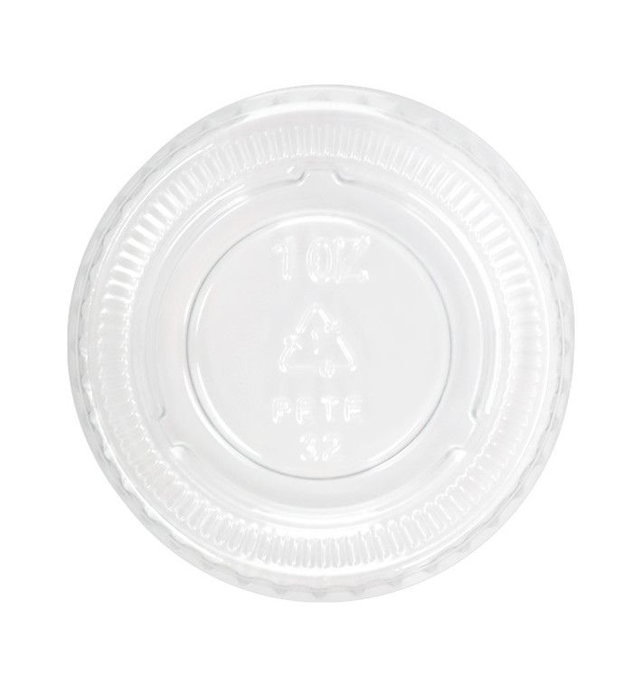 Couvercle PET Transparent Pot à sauce Ø4,8cm (100 Utés)