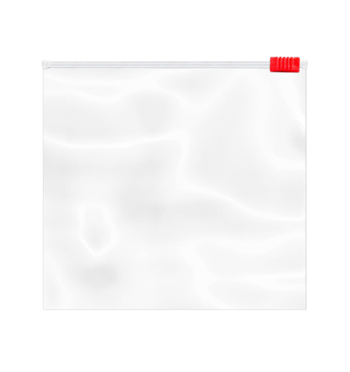 Plastic zak schuifrits G250 18x17cm (100 stuks) Plastic zak schuifrits G250 18x17cm (100 stuks)