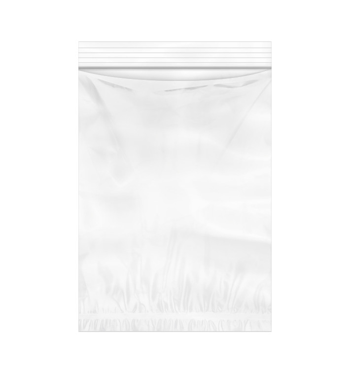 Sac en Polyétylène Zip double poche 16x22+20cm G200 (100 Utés) Sac en Polyétylène Zip double poche 16x22+20cm G200 (100 Utés)