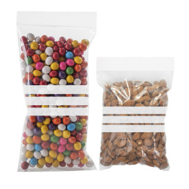 Plastic zak met rits drukknoopsluiting 20x30cm G-200 (100 stuks) 