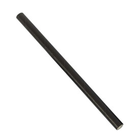 Paille Droite Papier Noire Ø8mm 14cm (100 Utés)