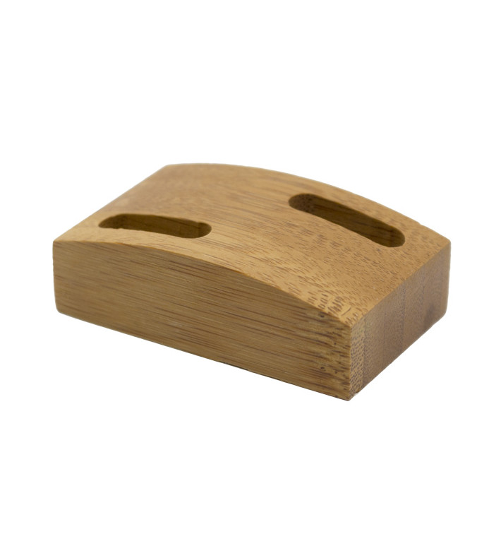 Support en Bambou pour Piques 6x3,5cm (1 Unité) Support en Bambou pour Piques 6x3,5cm (1 Unité)
