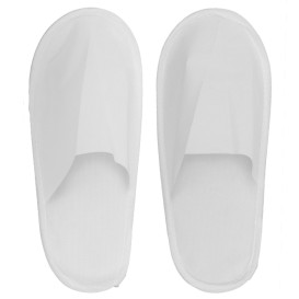 Chaussons PP Fermé Blanc Semelle mousse EVA (200 Paires)