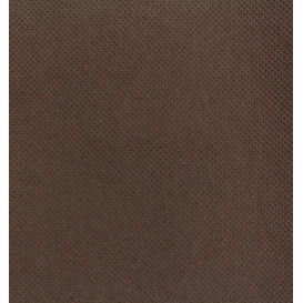 Papieren servet dubbel punt bruin 2C 33x33cm (50 stuks) 