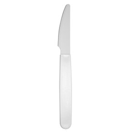 Couteau Réutilisable Durable PP Blanc 18,5cm (180 Utés)