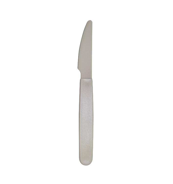 Couteau Réutilisable Durable PP Gris 18,5cm (180 Utés) Couteau Réutilisable Durable PP Gris 18,5cm (180 Utés)