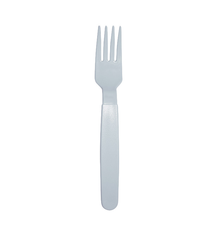 Fourchette Réutilisable Durable PP Bleu 18,5cm (180 Uds) Fourchette Réutilisable Durable PP Bleu 18,5cm (180 Uds)