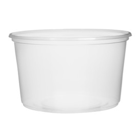 Plastic deli Container transparant PP 300ml Ø10,5cm (1.000 stuks)