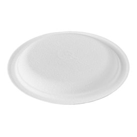 Suikerriet bord wit Ø15,5cm (1000 stuks)
