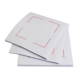 Serviette papier Sulfite Blanc 20x20cm (21.000 Utés)