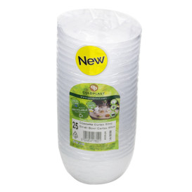 Verrine Dégustation Réutilisable PS "Cortex" Transp. 90ml (25 Utés)