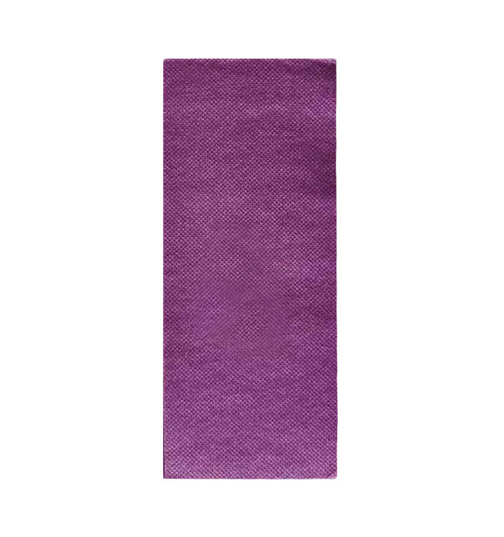 Papieren Servet Dubbel Punt 1/8 33x40cm "Old" Purper (50 stuks) 