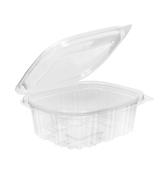 Plastic scharnierende Deli-Container OPS 250ml (50 stuks) 