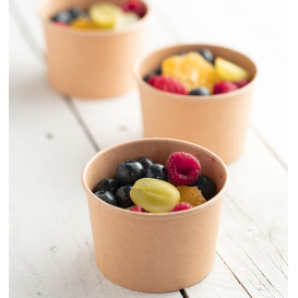 Pot à Sauce Carton Kraft 60ml Ø6,7cm (50 Utés)