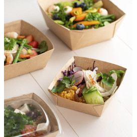 Kraft Rechthoekige Saladebak 375ml 15x12x5cm (400 Stuks)