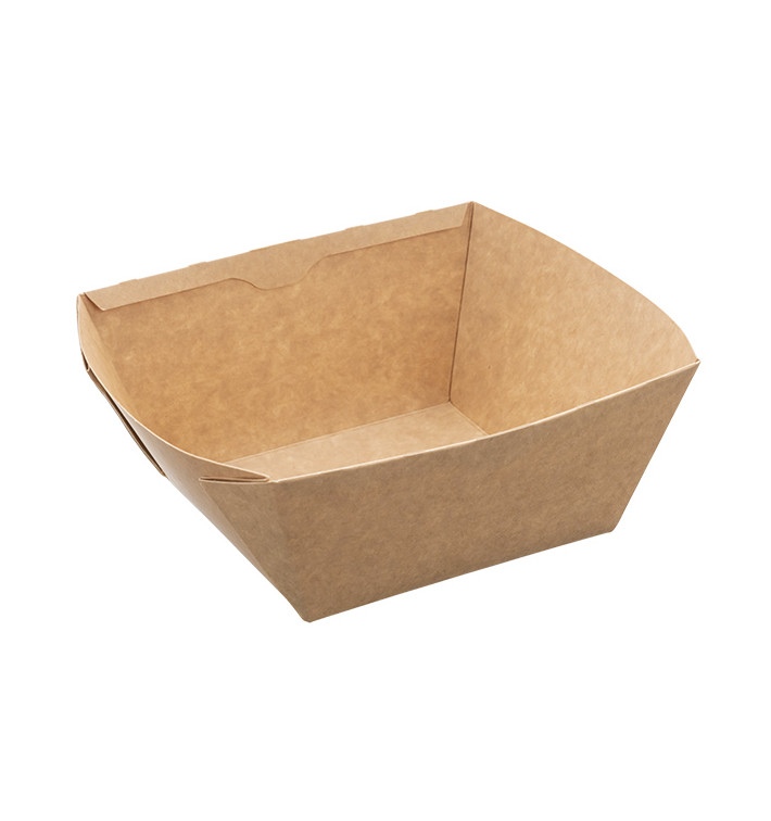 Saladier Rectangulaire en Kraft 1.000ml 19x16x7cm (300 Utés) Saladier Rectangulaire en Kraft 1.000ml 19x16x7cm (300 Utés)
