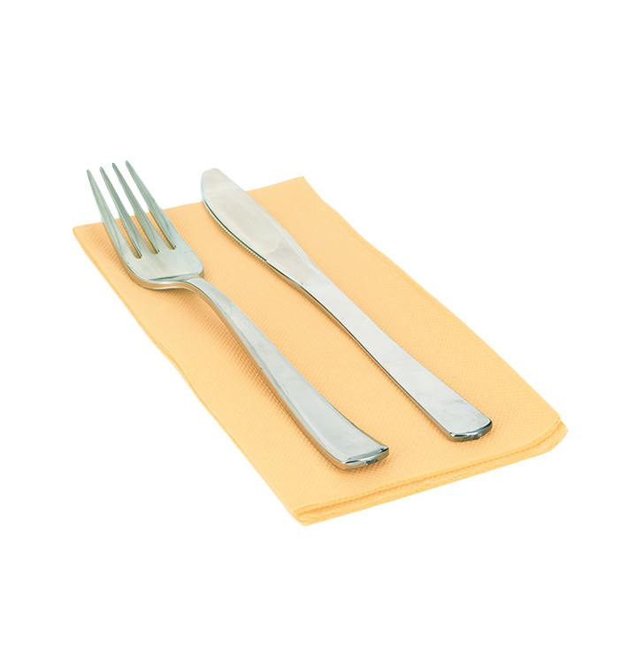 Serviette Papier Molletonnée 1/8 40X40 Jaune (50 Unités) Serviette Papier Molletonnée 1/8 40X40 Jaune (50 Unités)