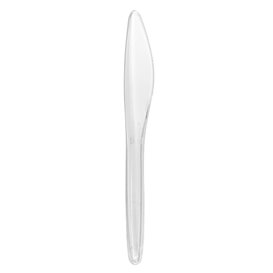 Couteau Plastique Luxury transparent 175mm (100 Unités)
