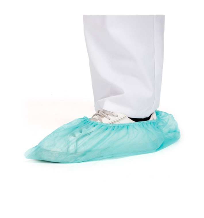 Wegwerp plastic schoen omhulsel PP groen (1000 stuks) Wegwerp plastic schoen omhulsel PP groen (1000 stuks)