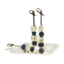 Pique en Bambou "Boucle" Noir 10cm en boîte (2.500 Utés)