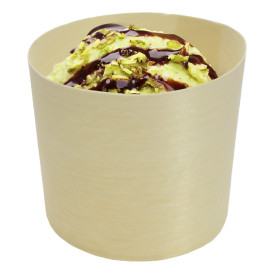 Houten Proeving beker 1Oz/30ml 6x6cm (100 stuks)  Houten Proeving beker 1Oz/30ml 6x6cm (100 stuks)