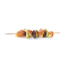 200 Pièces Pic Brochette Bois, 18cm Pique Brochette Bois, Biodégradables  Brochette en Bois, Pique a Brochette, Pic a Brochette en Bois Convient pour  Fêtes Anniversaires Mariages Pique Niques : : Cuisine et