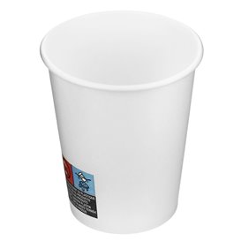 Papieren beker wit 6Oz/180ml Ø7,0cm (100 stuks) 