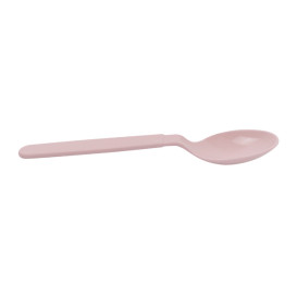 Cuillère Réutilisable Durable PP Minéral Rose 18,5cm (6 Uds)