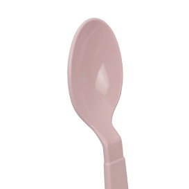 Cuillère Réutilisable Durable PP Minéral Rose 18,5cm (6 Uds)