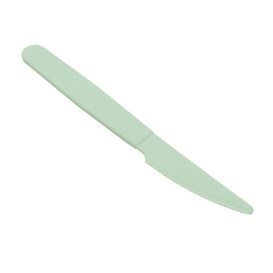 Couteau Réutilisable Durable PP Minéral Vert 18,5cm (180 Utés)