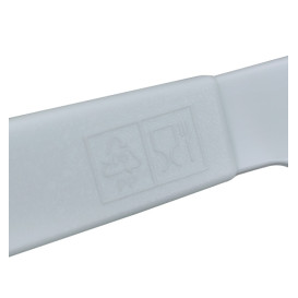 Couteau Réutilisable Durable PP Minéral Bleu 18,5cm (6 Utés)